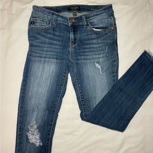 Just Blue dark wash skinny jeans